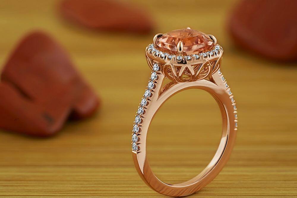 halo engagement ring chicago