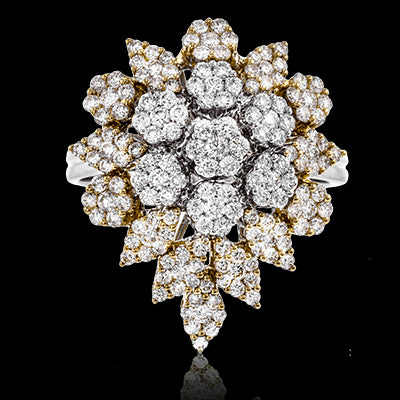 Right Hand Ring in 18k Gold with Diamonds