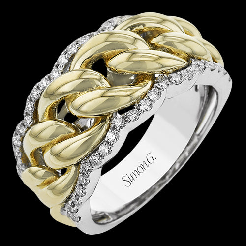 Right Hand Ring in 18k Gold with Diamonds