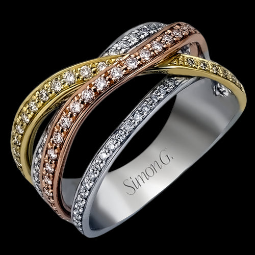 Right Hand Ring in 18k Gold with Diamonds