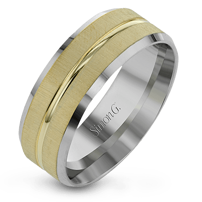 Men Ring in 14k Gold with Diamonds