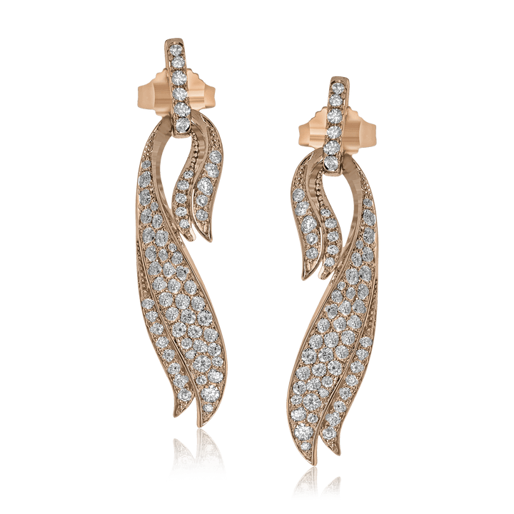 Earring in 18k Gold with Diamonds