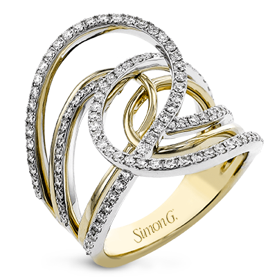 Right Hand Ring in 18k Gold with Diamonds