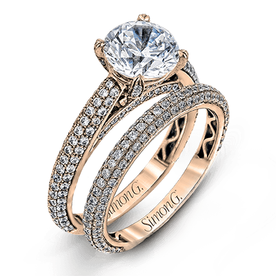 Wedding Set in 18k Gold with Diamonds