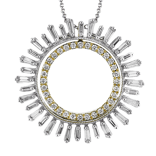 Pendant in 18k Gold with Diamonds