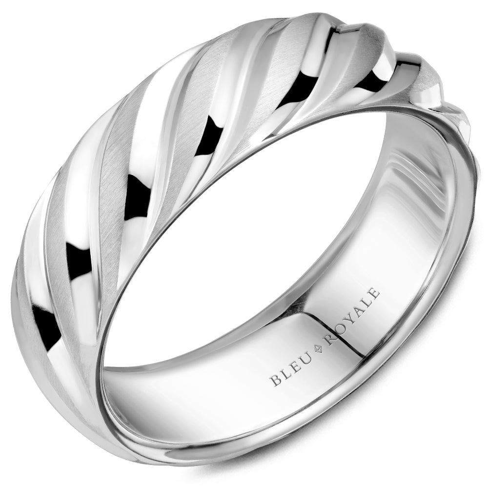 Bleu Royale Wedding Band