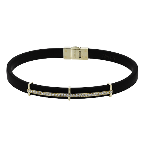 Gent Bracelet in 14k Gold with Diamonds