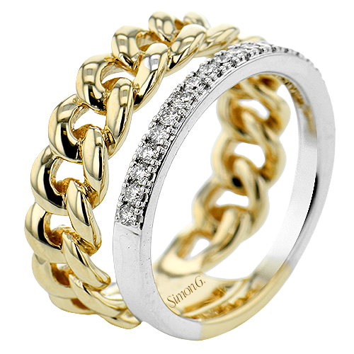 Right Hand Ring in 18k Gold with Diamonds