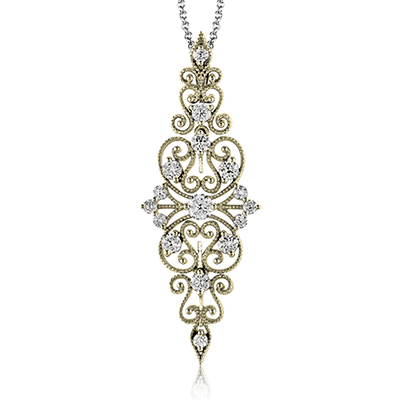 Pendant in 18k Gold with Diamonds