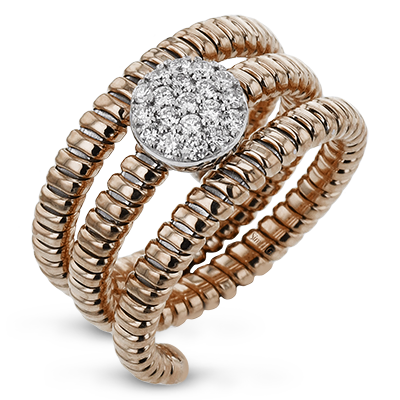 Right Hand Ring in 18k Gold with Diamonds