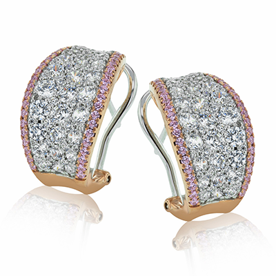 Earring in 18k Gold with Diamonds