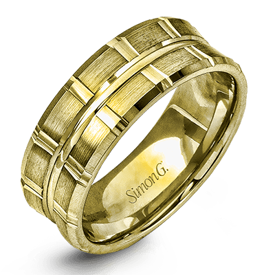 Men Ring in 14k Gold with Diamonds