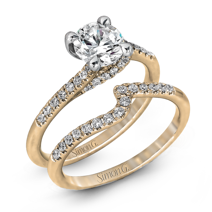 Wedding Set in 18k Gold with Diamonds