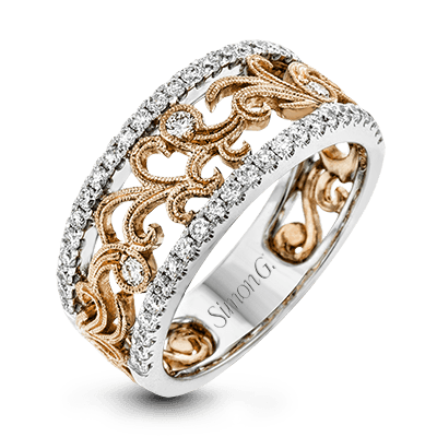 Right Hand Ring in 18k Gold with Diamonds