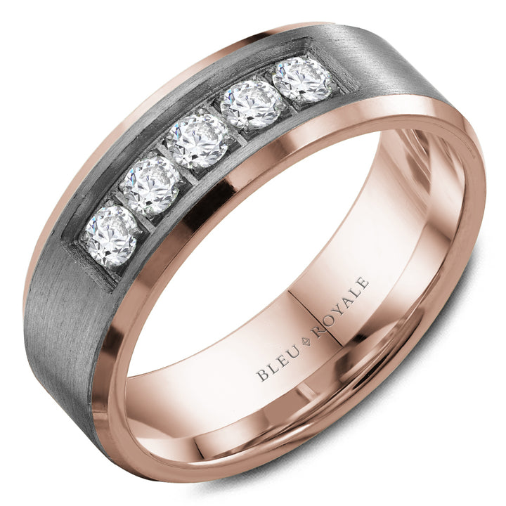 Bleu Royale Wedding Band