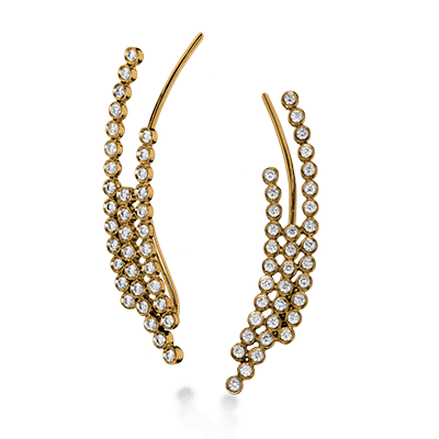 Earring in 18k Gold with Diamonds