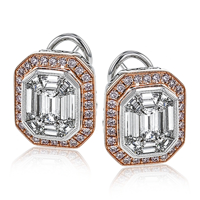 Earring in 18k Gold with Diamonds