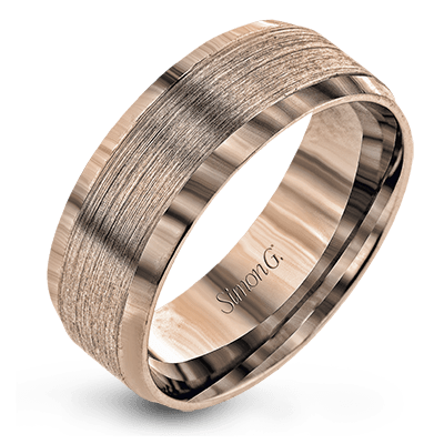 Men Ring in 14k Gold with Diamonds