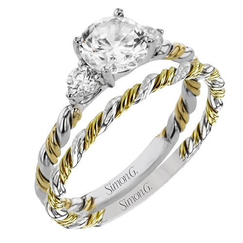 Wedding Set in 18k Gold with Diamonds