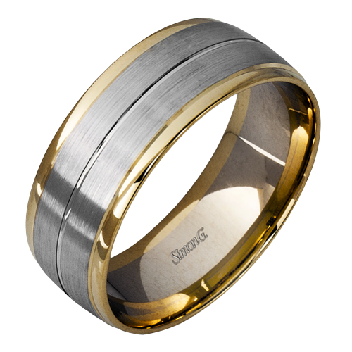 Men Ring in 14k Gold with Diamonds