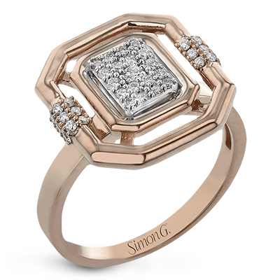 Right Hand Ring in 18k Gold with Diamonds