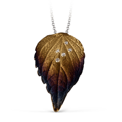 Pendant in 18k Gold with Diamonds