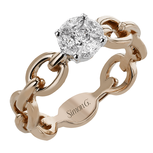 Right Hand Ring in 18k Gold with Diamonds