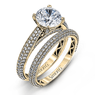 Wedding Set in 18k Gold with Diamonds