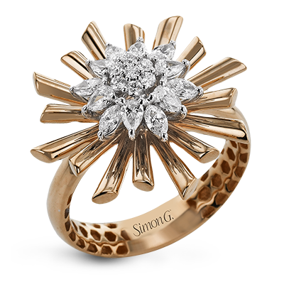 Right Hand Ring in 18k Gold with Diamonds