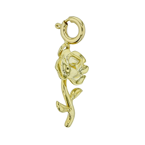 Classic 14K Gold Fashion Pendant in Yellow or White Gold