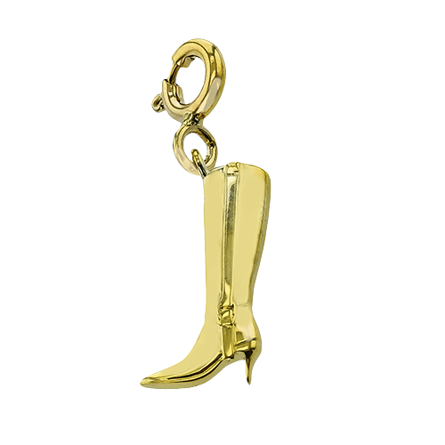 Classic 14K Gold Fashion Pendant in Yellow or White Gold