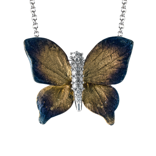 1/10 CTW Diamond Pendant in 14K Gold & 18K Gold