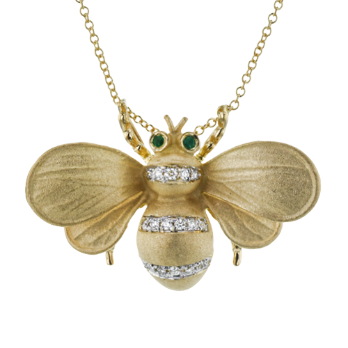 1/100 CTW Diamond Pendant in 14K Gold And 18K Gold