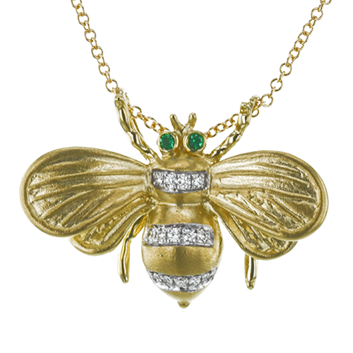 1/100 CTW Diamond Pendant in 14K Gold And 18K Gold