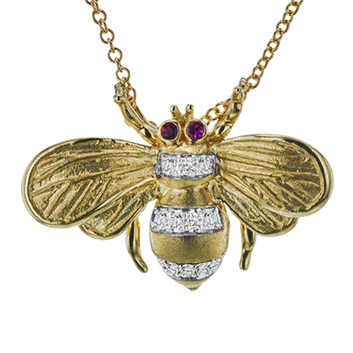 Diamond Fashion Pendant in 14K Gold, 18K Gold & Platinum