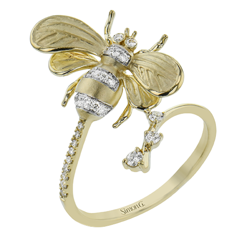 1/5 CTW Diamond Right Hand Ring in 14K Gold & 18K Gold