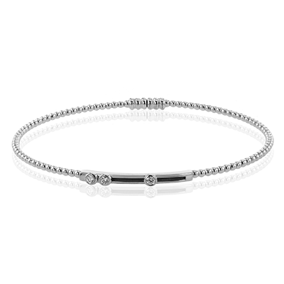 1/12 CTW Bangle Crafted in 18K Gold