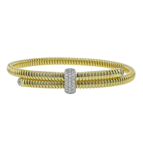 1/3 CTW Bangle Crafted in 18K Two-Tone Gold