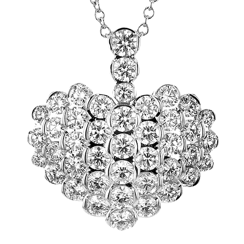1/6 CTW Diamond Heart Pendant in 14K Gold & 18K Gold