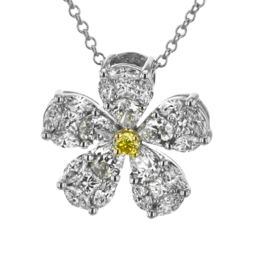 2/5 CTW Diamond Pendant in 14K Gold, 18K Gold & Platinum