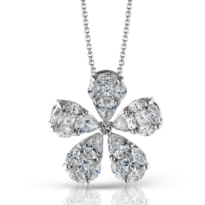 2/5 CTW Diamond Pendant in 14K Gold, 18K Gold & Platinum