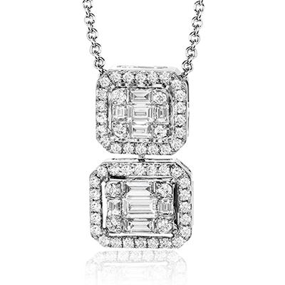 Diamond Pendant in 14K Gold & 18K Gold