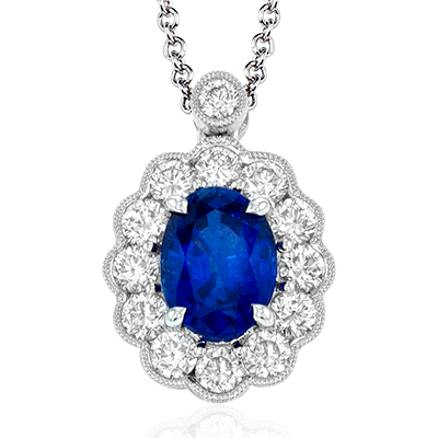 1/5 CTW Oval Diamond Color Pendant in 14K Gold & 18K Gold