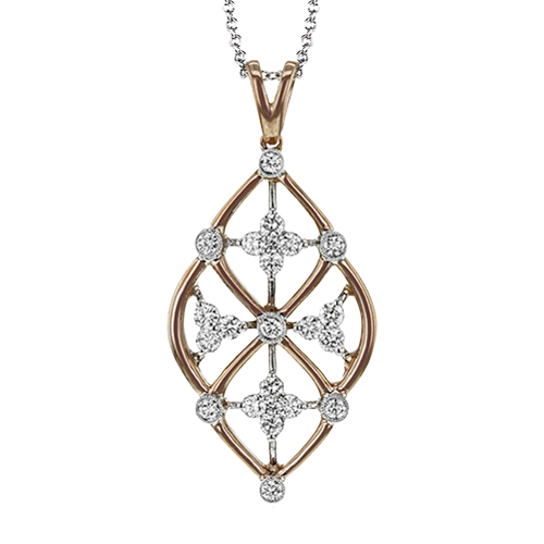 2/5 CTW Diamond Pendant in 14K Gold & 18K Gold