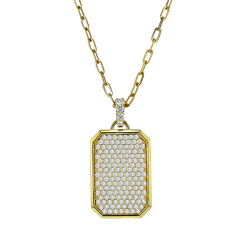 4/5 CTW Gent Necklace in 18K Gold