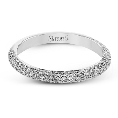 5/8 CTW Diamond Wedding Band in 14K Gold, 18K Gold & Platinum