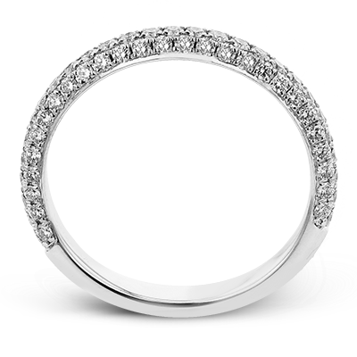 5/8 CTW Diamond Wedding Band in 14K Gold, 18K Gold and Platinum