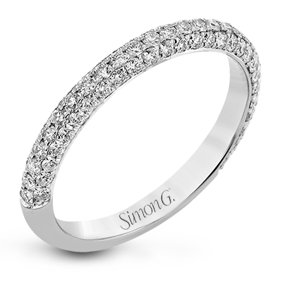 5/8 CTW Diamond Wedding Band in 14K Gold, 18K Gold and Platinum