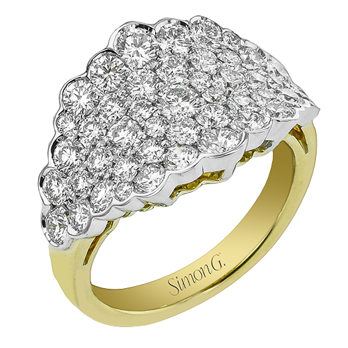 1/6 CTW Diamond Right Hand Ring in 14K Gold & 18K Gold