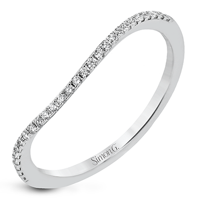 1/10 CTW Diamond Wedding Band in 18K Gold and Platinum